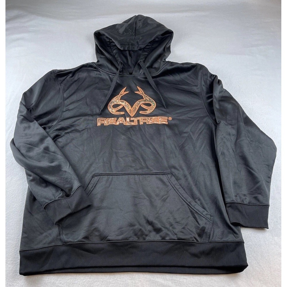 Real Tree Hoodie Black XL